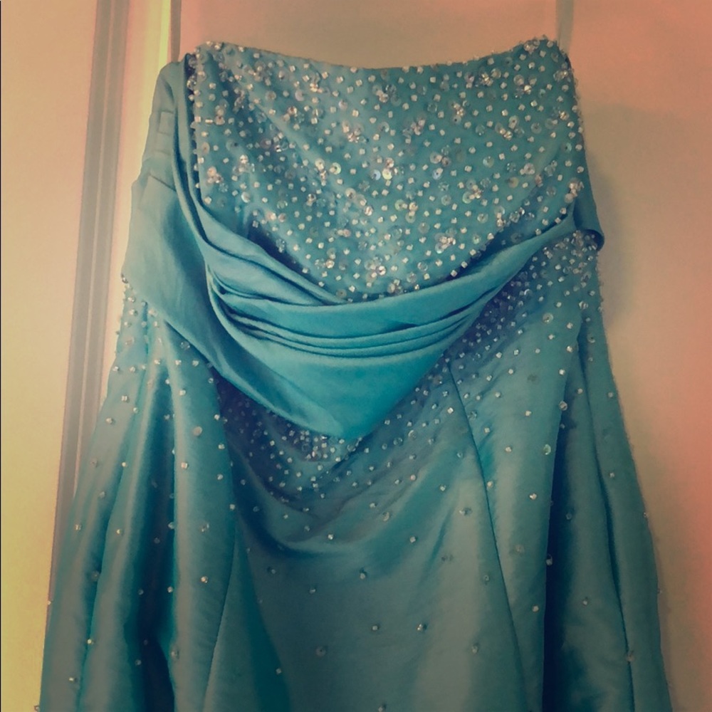 Mermaid size 12 prom dress